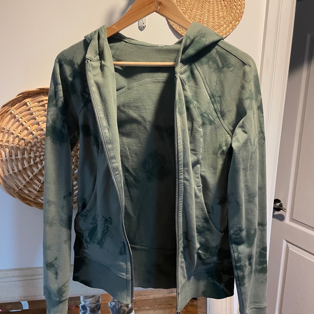 Camo Lululemon Zip up Sweater